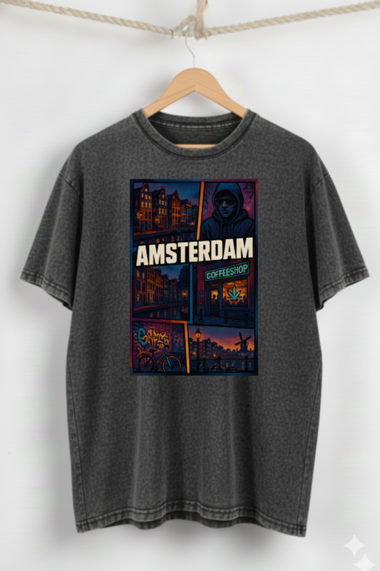 Oversize Washed T-Shirt Amsterdam