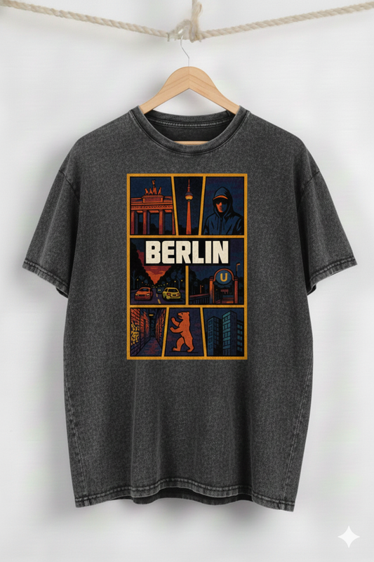 Oversize Washed T-Shirt Berlin