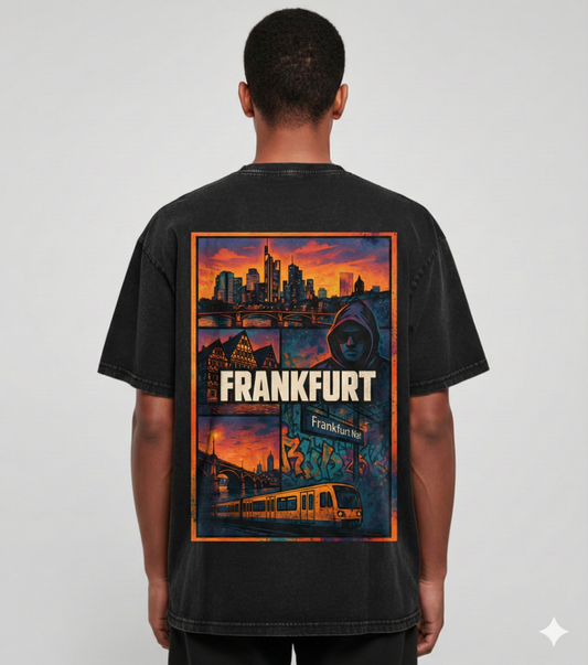 Oversized Washed T-Shirt Frankfurt
