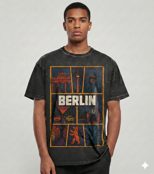 Oversize Washed T-Shirt Berlin